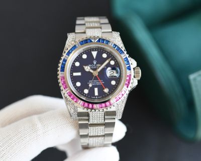 ROLEX GMT-Master II Pepsi 2025 Replica Swiss 904L Steel 40MM Etc2836 Movement Dark Blue Watch